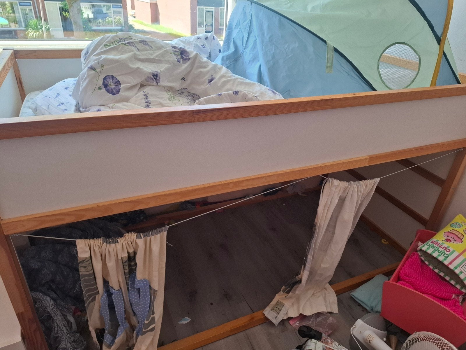 Ikea Kura bed, Ophalen, Gebruikt, Halfhoogslaper