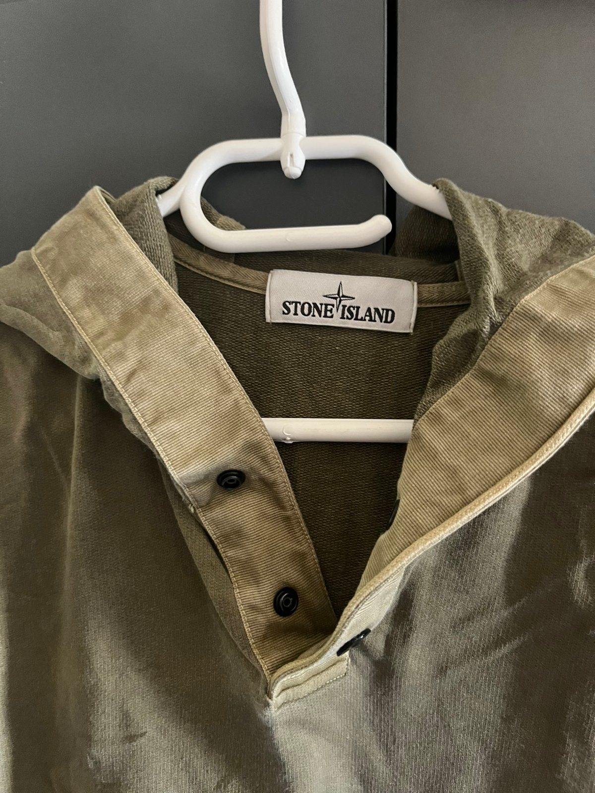 Stone island, Ophalen, Zo goed als nieuw, Maat 48/50 (M), Groen