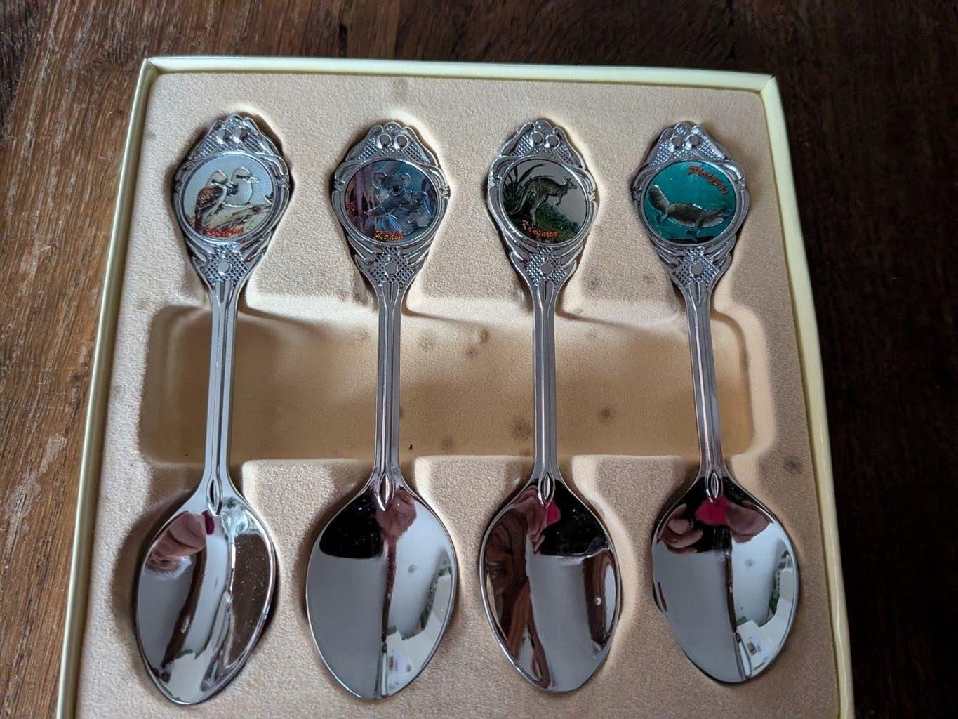 4 theelepeltjes  Australia, Ophalen of Verzenden, Nieuw