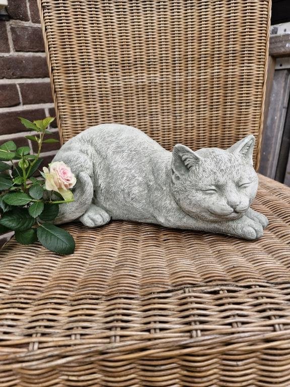 tuinbeeld van een lieve poes , beton, Tuin en Terras, Ophalen of Verzenden, Atw, Atw, Nieuw