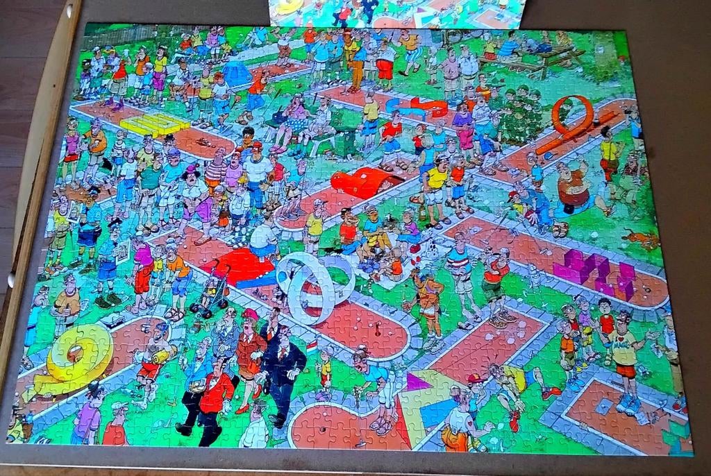 Jan van Haasteren, Crazy Golf, 950 stukjes, Ophalen of Verzenden, 500 t/m 1500 stukjes