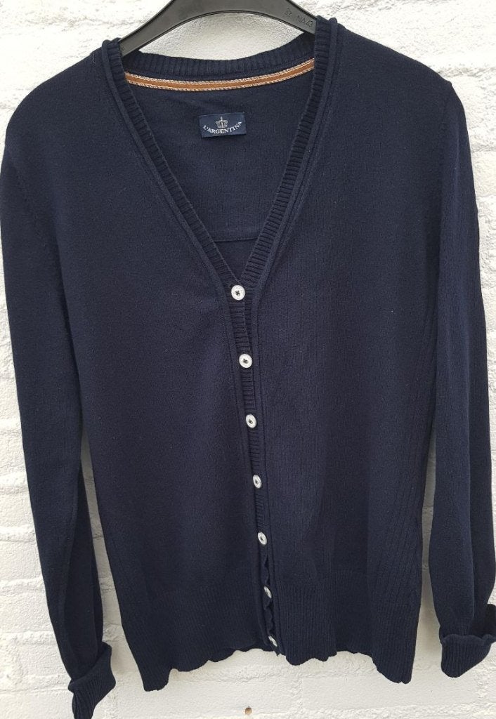 vest maat 42 L' Argentina, Blauw, Maat 42/44 (L), Ophalen of Verzenden, Zo goed als nieuw
