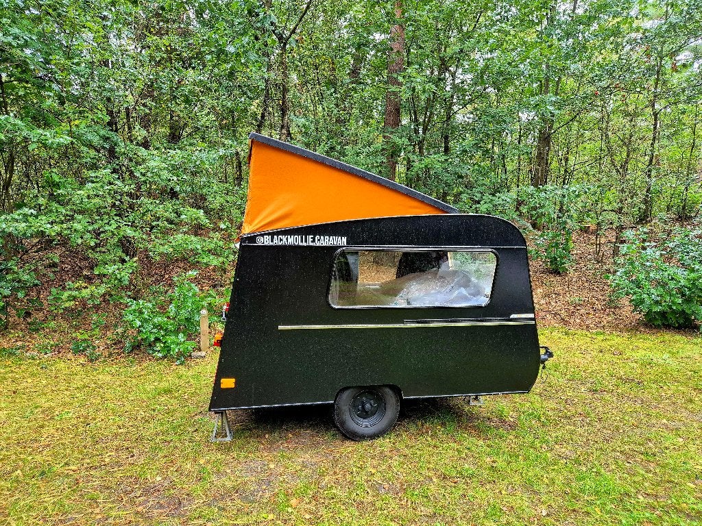 Mini Caravan lichtgewicht kleine auto Kip Kuiken Oldtimer, Overige typen, Kip, Tot en met 2, Treinzit