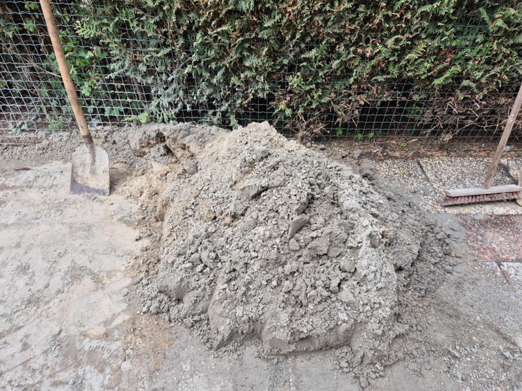 Gratis wit zand, Ophalen, Ophoogzand