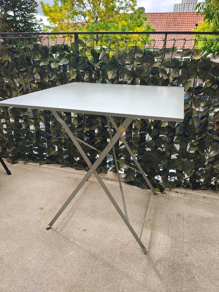 Inklapbare metalen Tafel, Ophalen, Gebruikt, Vierkant, Aluminium