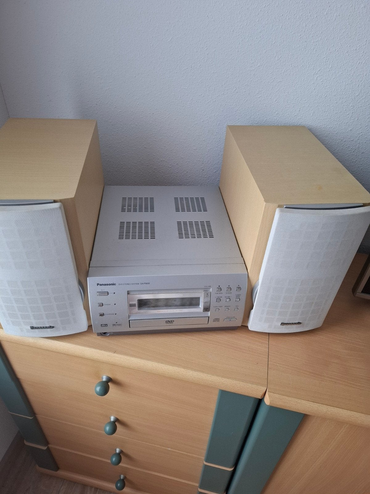 Panasonic DVD Stereo Systeem SA-PM08 met speakers, Ophalen of Verzenden, Speakers, Overige merken