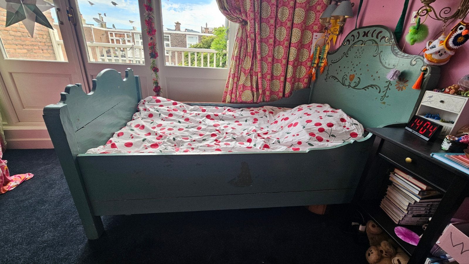 Kinderbed - Uniek en charmant, Ophalen, 180 cm of meer, 100 cm of meer, Matras
