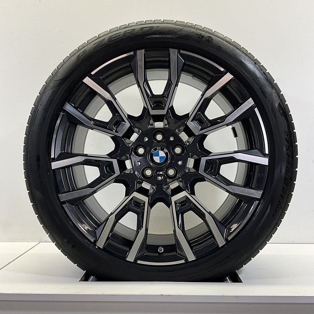 BMW X5 G05 X6 G06 BREEDSET VELGEN + ZOMERBANDEN 21 INCH ORIG, Gebruikt, -, 275 mm, -