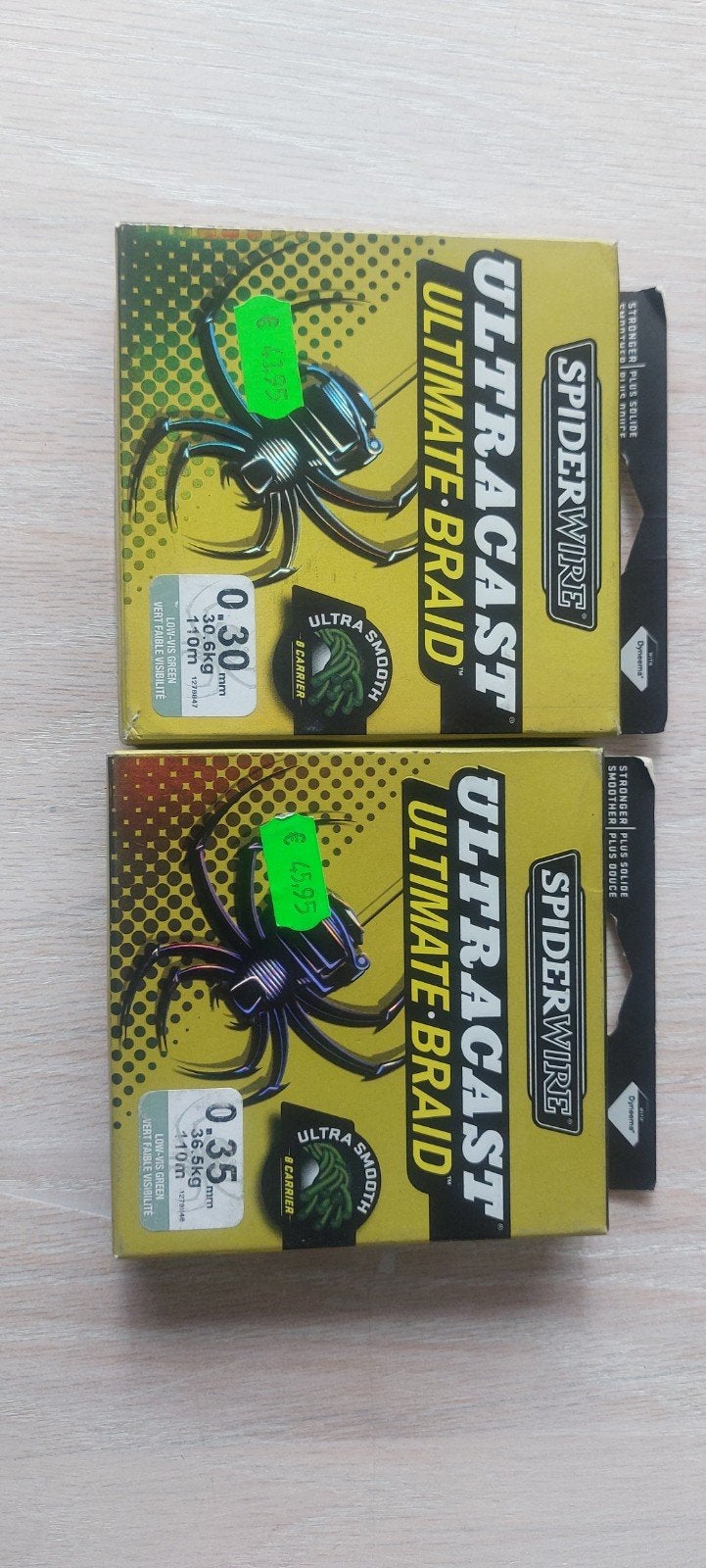 Spiderwire Ultracast Ultimate Braid Vislijn (2 stuks), Watersport en Boten, Ophalen of Verzenden, Nieuw, Werphengel