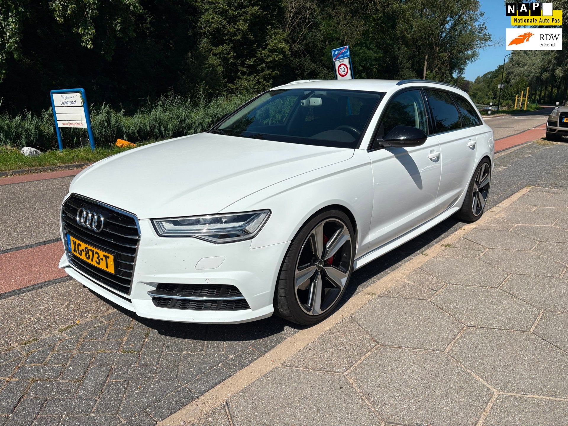 Audi A6 Avant 50 TDI quattro EURO6, Auto's, Automaat, Dealer onderhouden, Stof, Gebruikt