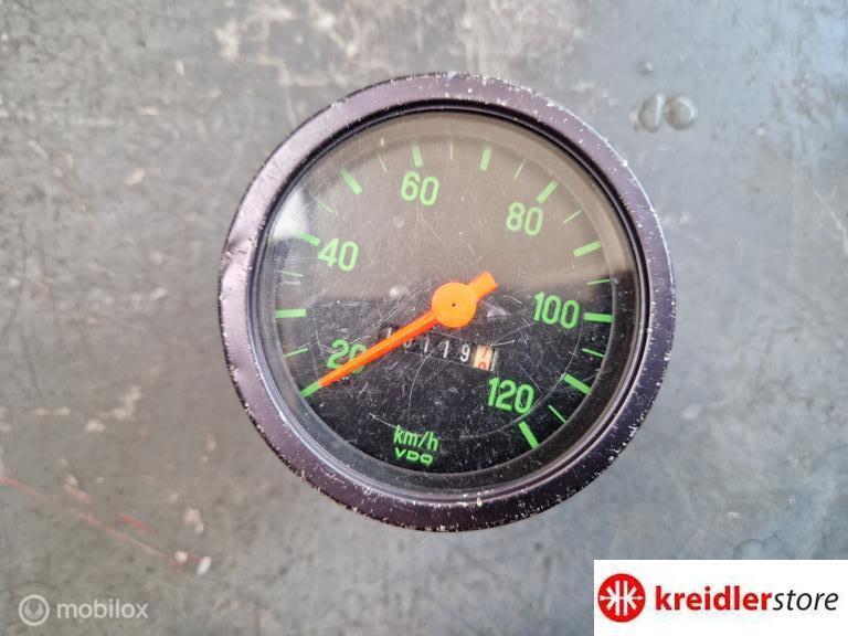 Kreidler km teller VDO origineel voor cockpit werkt goed
