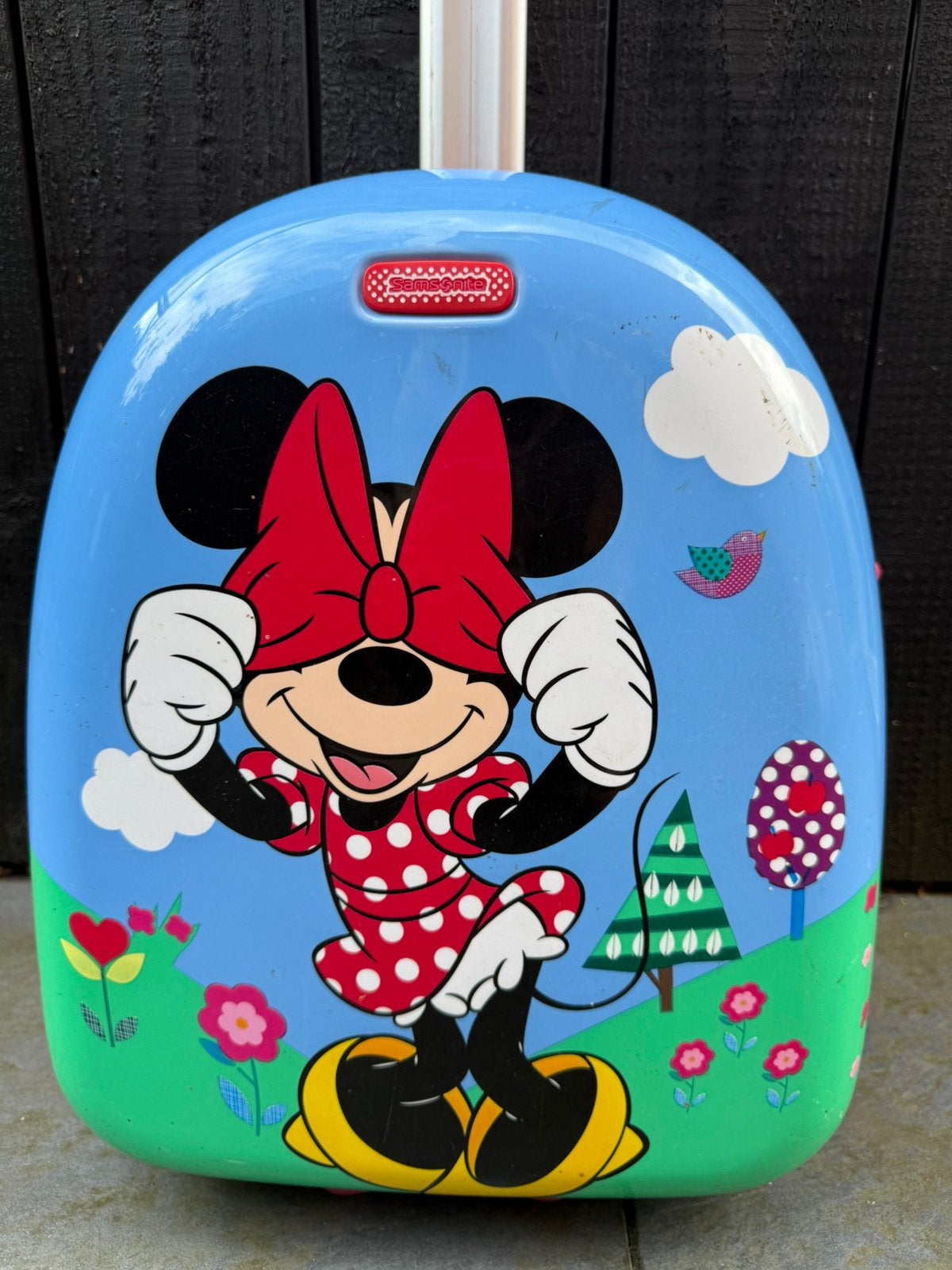 Koffer trolley Samsonite Mickey Mouse Disney, Ophalen of Verzenden, Zo goed als nieuw, Hard kunststof, Minder dan 50 cm