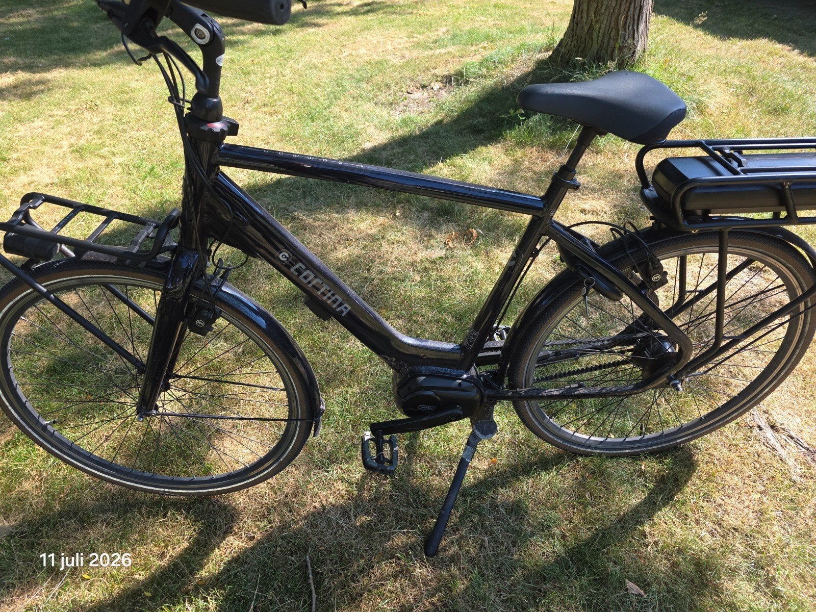 Cortina E-Common Heren Zwart accu 750 wh, 55 tot 59 cm, Ophalen, Zo goed als nieuw, Cortina