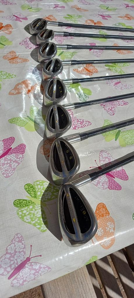 8 herengolfclubs , merk Cougar + putter, merk Odyssee., Ophalen, Gebruikt, Club, Overige merken