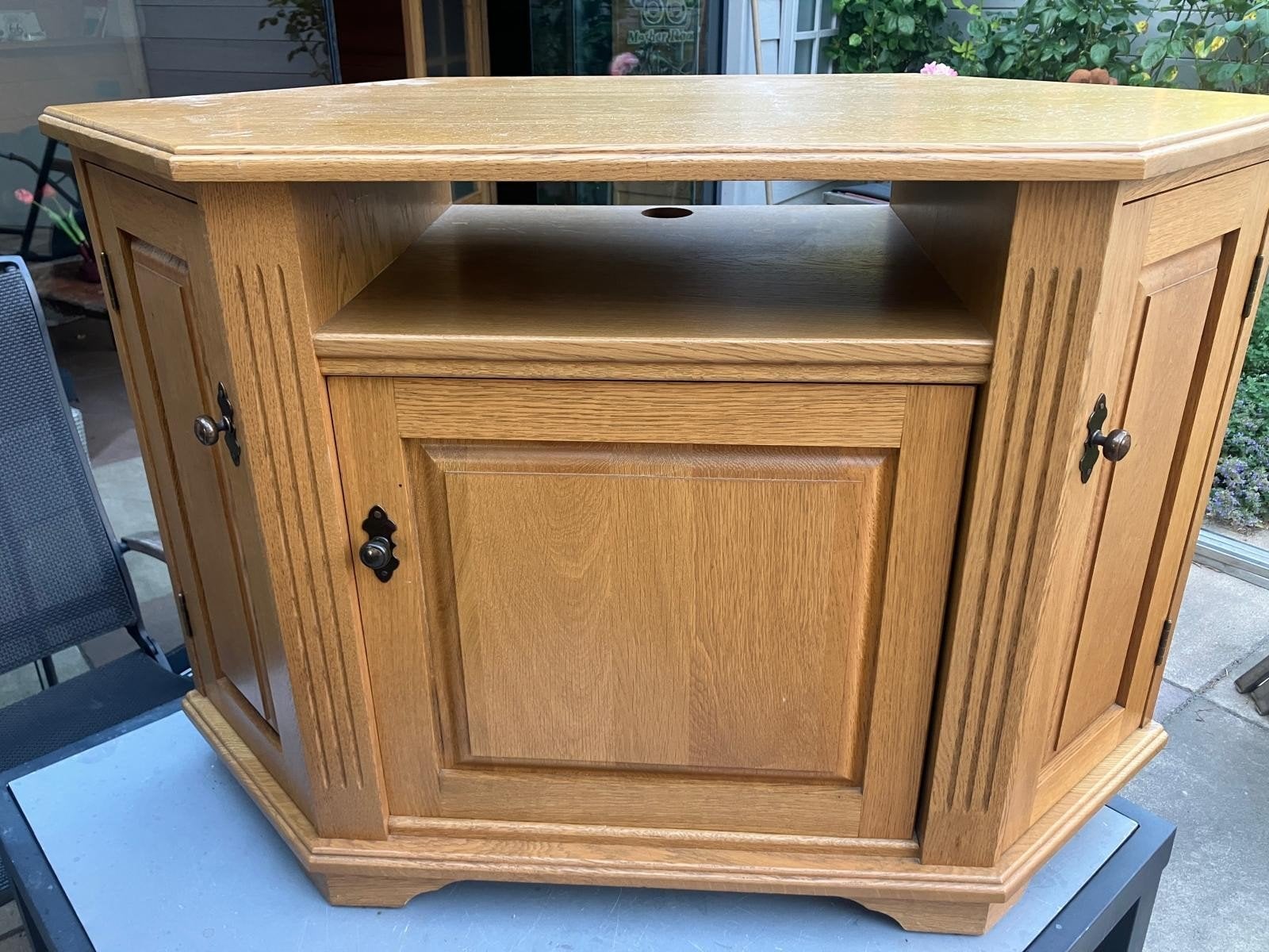 Tv meubel, Ophalen, 100 tot 150 cm, 50 tot 100 cm, Zo goed als nieuw