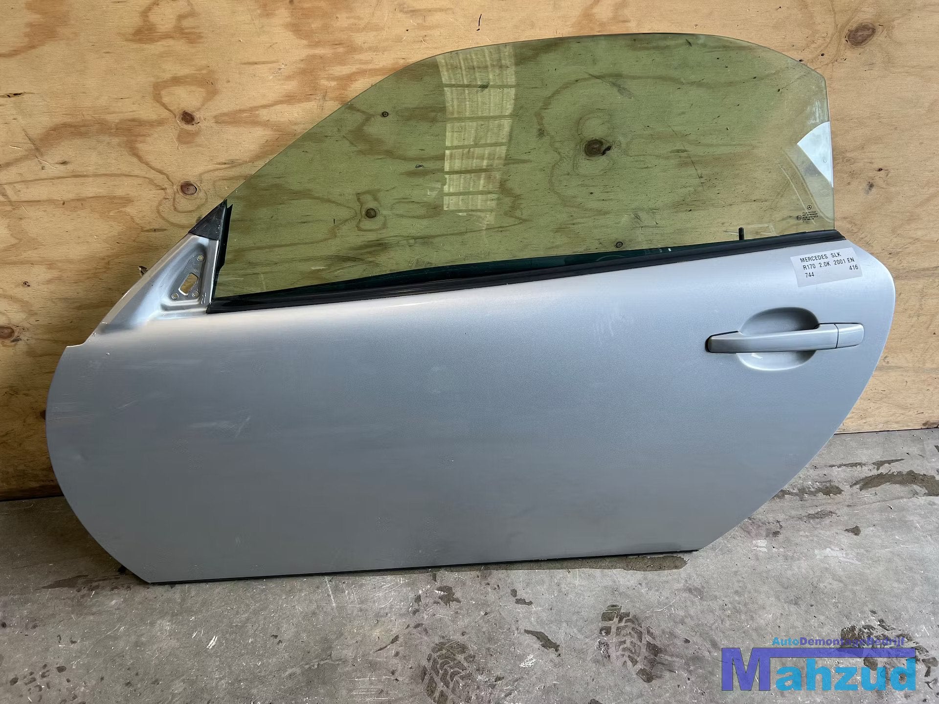 MERCEDES SLK R170 zilver 744 links deur portier 1996-2004, Gebruikt, Mercedes-Benz AG, Deur, Mercedes-Benz