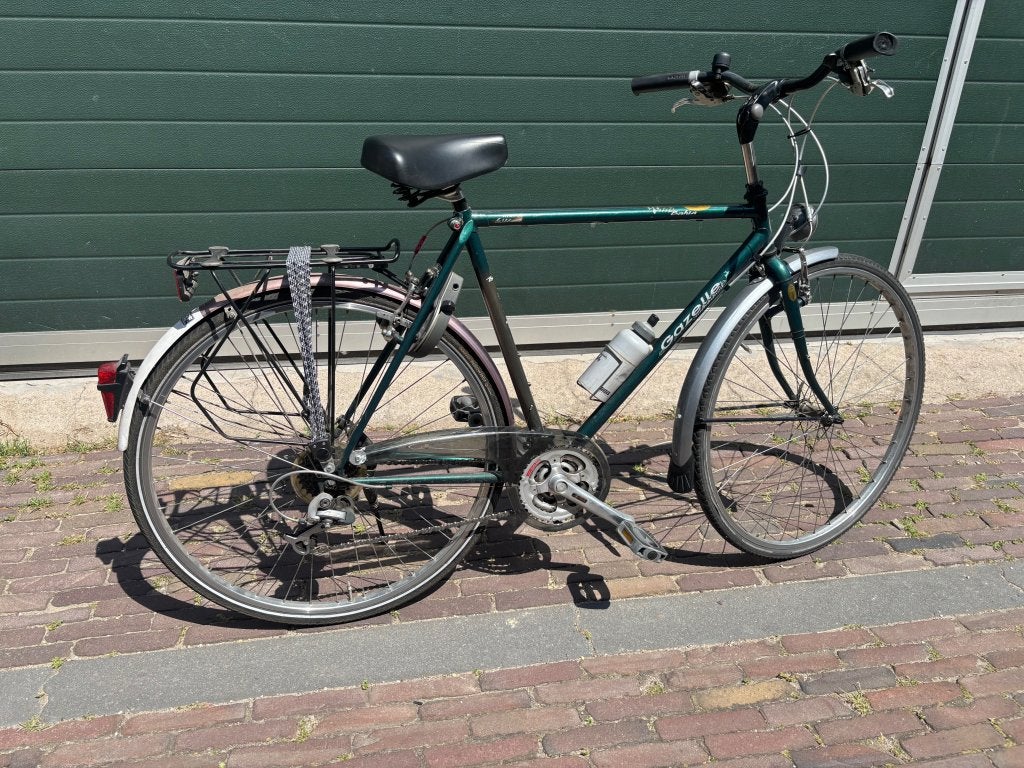 Fietshokje Houtplein: gazelle bahia herenfiets 3x7SPD, Gebruikt, Velgrem, Versnellingen, Niet ingevuld