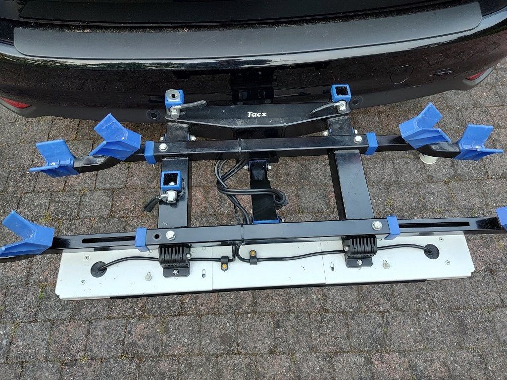 TACX Compact Model T2430 fietsendrager, Auto diversen, Ophalen of Verzenden, 2 fietsen, Gebruikt, Trekhaakdrager