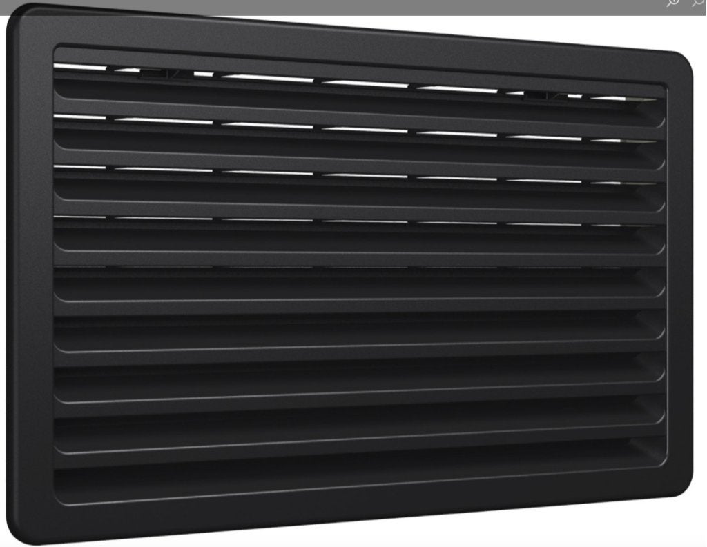 Thetford Koelkast Ventilatie Rooster 257x432 Zwart, Buurserstraat 15 A, 7481 EG,Haaksbergen, Ophalen of Verzenden, Info@123CamperOnderdelen.nl