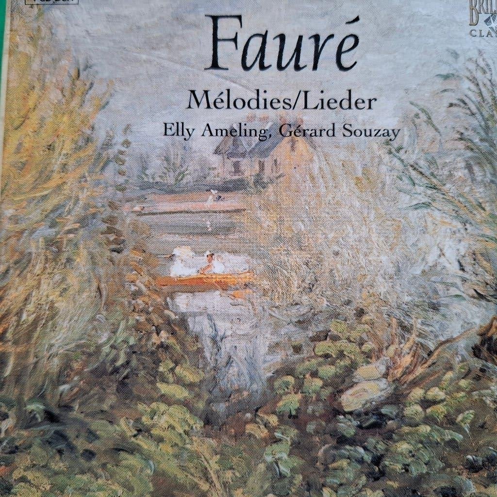 FAURE - MELODIES - LIEDER- ELLY AMELING-GERARD SOUZAY (4XCD), Kamermuziek, Modernisme tot heden, Ophalen of Verzenden, Zo goed als nieuw