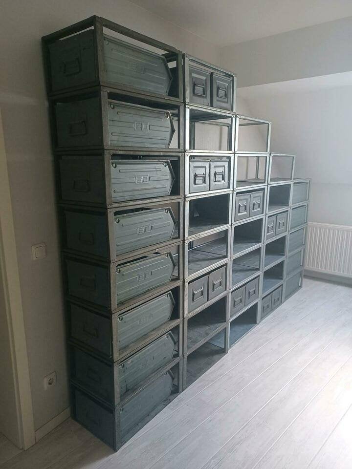 Modulaire Stelling Kast Ladekast Wandkast Rek opmaat SALE !, 100 tot 150 cm, Nieuw, Ophalen of Verzenden, Metaal