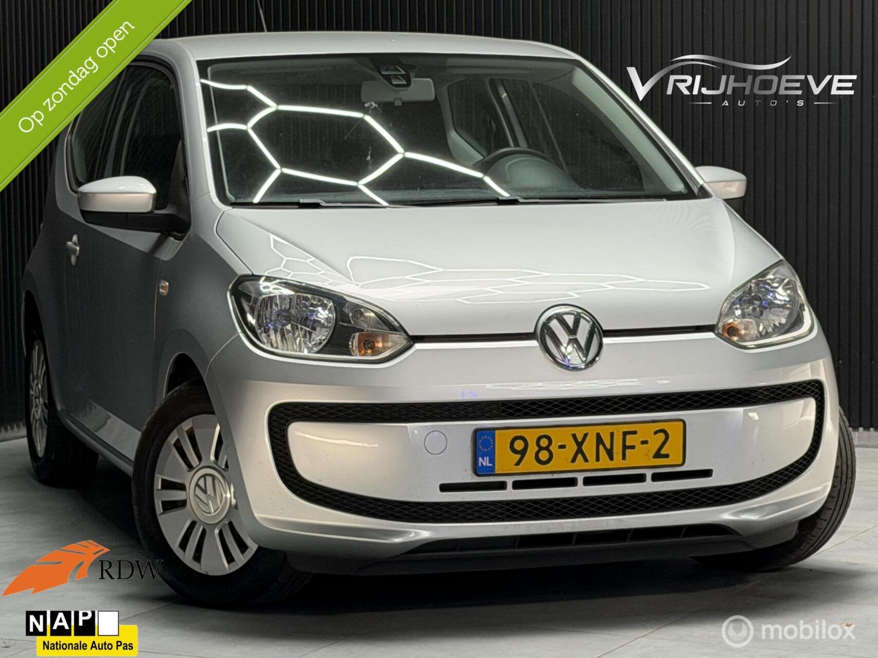 Volkswagen Up! 1.0 move up! BlueMotion|NAP|APK|ELEKRAMEN|DEA, Auto's, Voorwielaandrijving, Euro 5, Gebruikt, Up!
