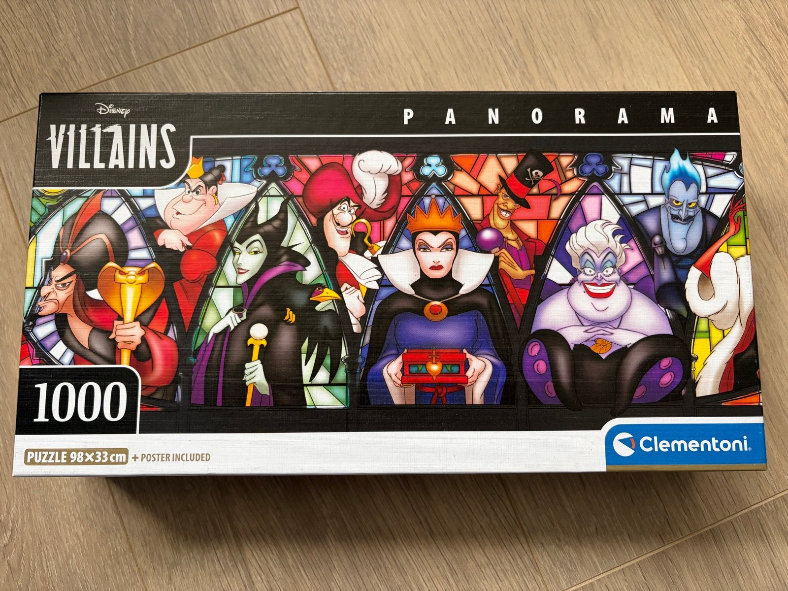 3x Disney Panorama Puzzel 1000 stukjes - Clementoni, Een of twee spelers, Ophalen, Zo goed als nieuw