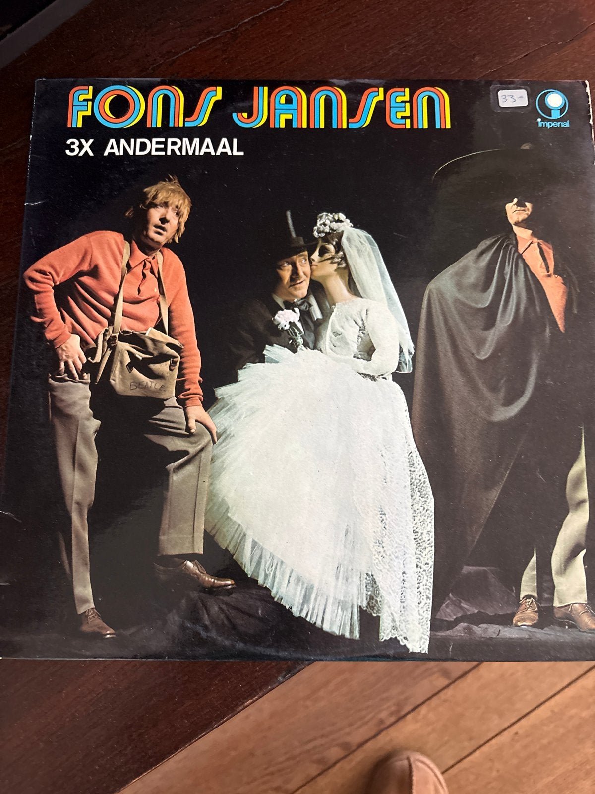 Fons Jansen - 3x Andermaal LP, LP, Gebruikt, Cabaret of Kleinkunst, Ophalen of Verzenden