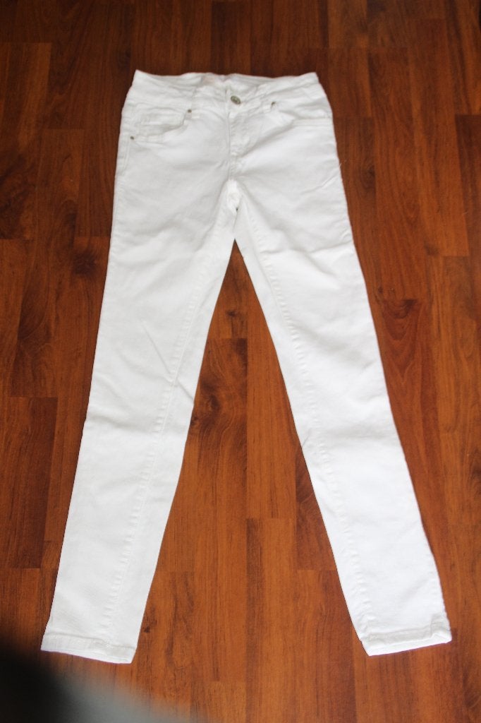 broek wit toxik, Wit, Ophalen of Verzenden, Maat 36 (S), Lang
