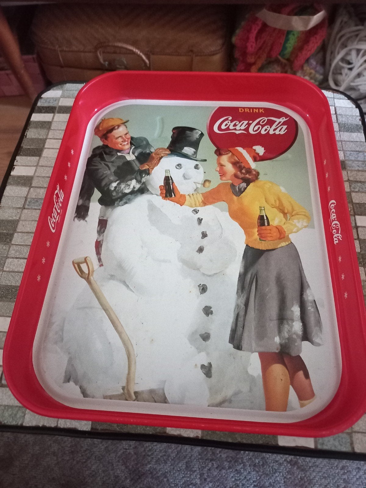 Coca cola dienblaadje, Verzamelen, Ophalen of Verzenden, Gebruiksvoorwerp