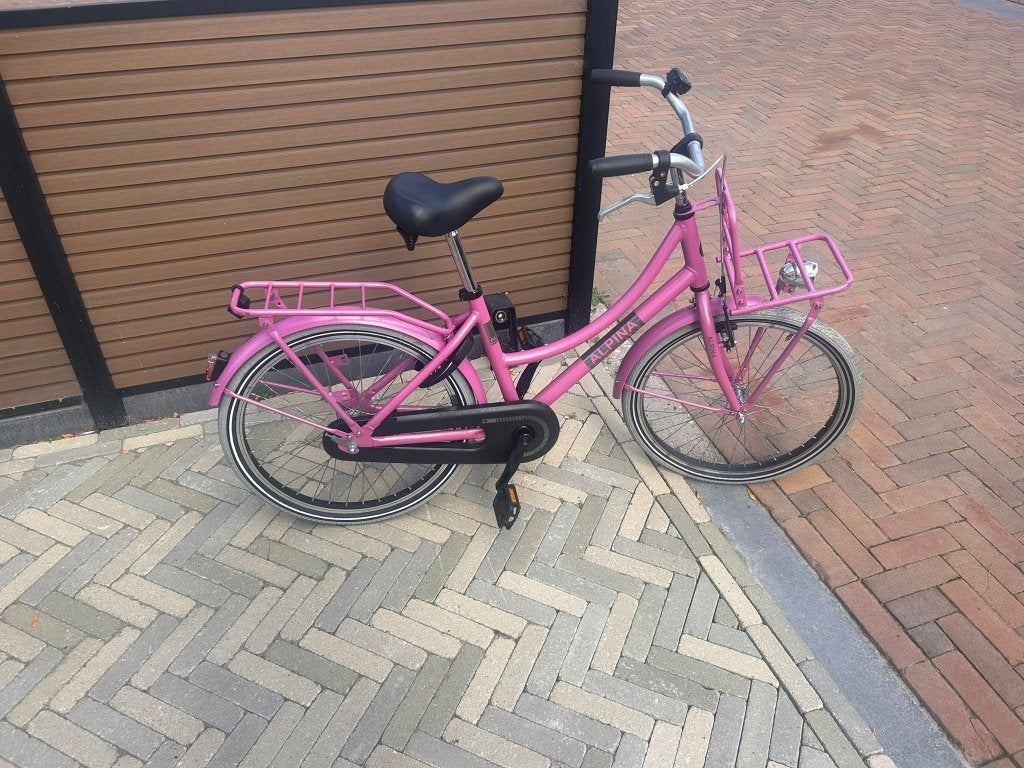 Alpina Cargo 22 inch meidenfiets – nette staat, Fietsen en Brommers, Ophalen, Terugtraprem, 22 inch, Alpina