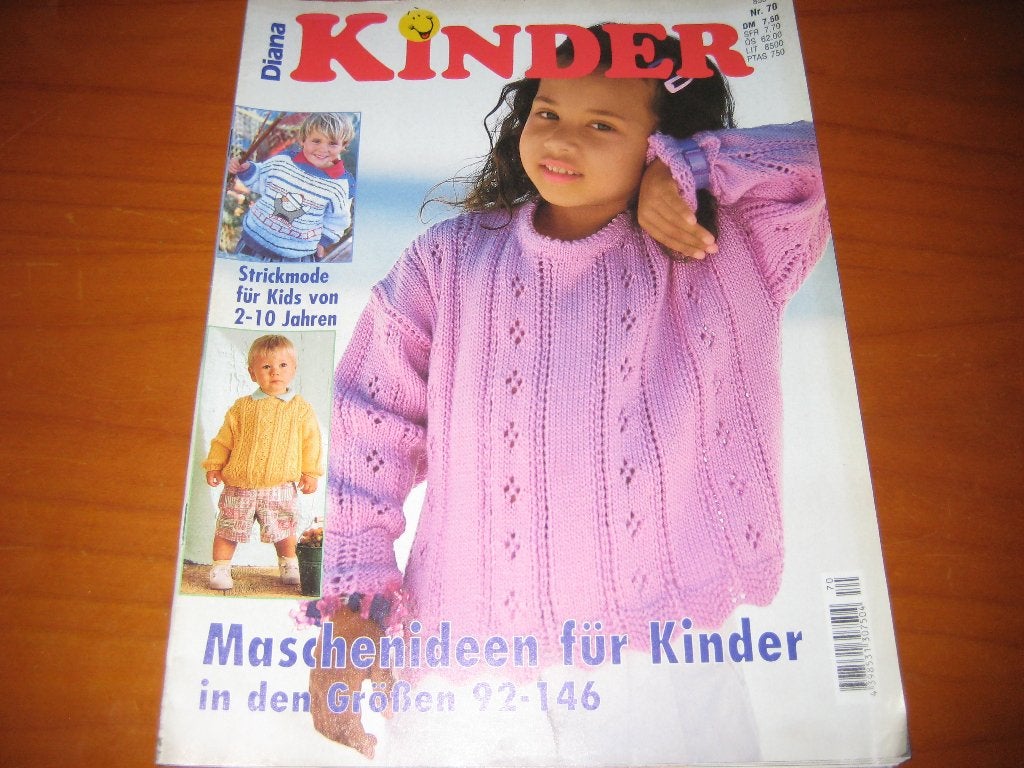 Diana Kinder: Maschenideen f. Kinder, Größe 92-146, Boeken, Ophalen of Verzenden, Zo goed als nieuw, Breien en Haken
