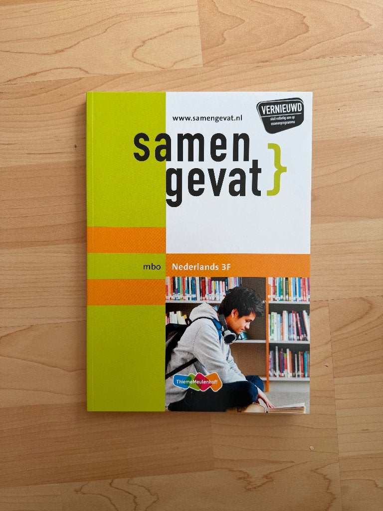 SAMENGEVAT MBO NEDERLANDS 3F, Boeken, Verzenden, ThiemeMeulenhoff, Zo goed als nieuw, MBO