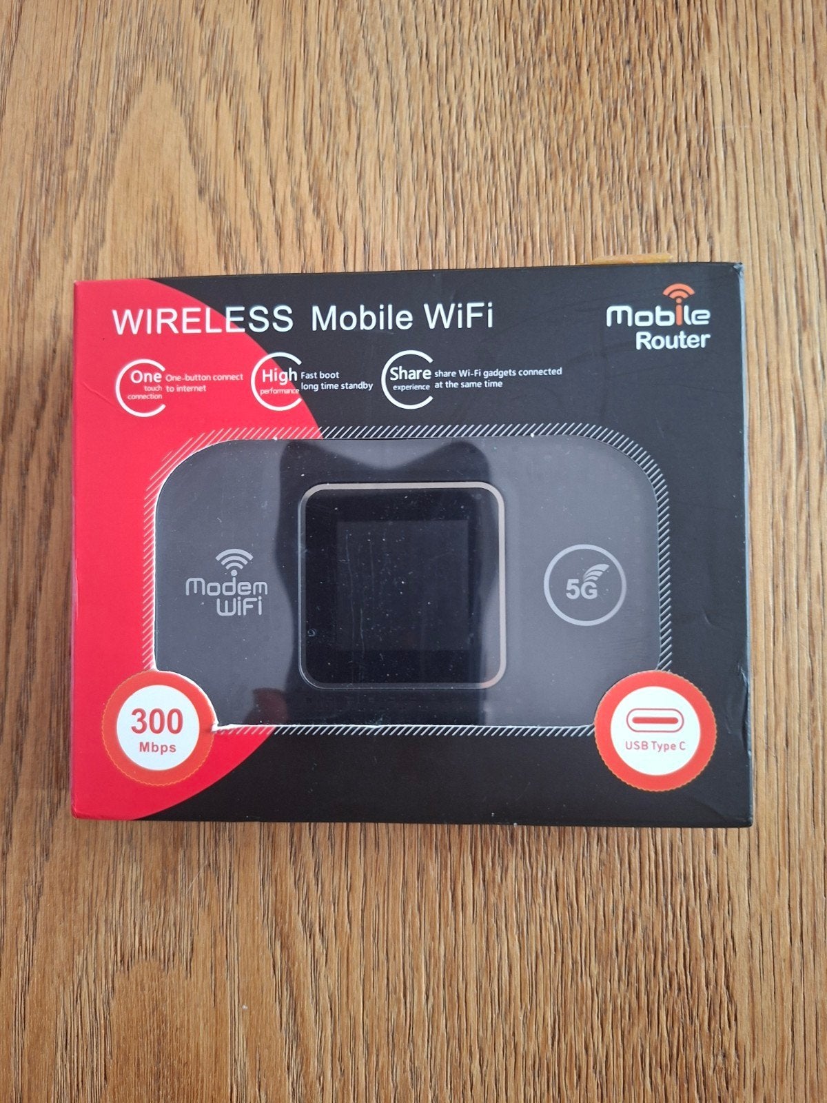 Draagbare 5G Mobiele WiFi Router M9S-E LCD Zwart, Computers en Software, Routers en Modems, Ophalen of Verzenden, Nieuw, Router