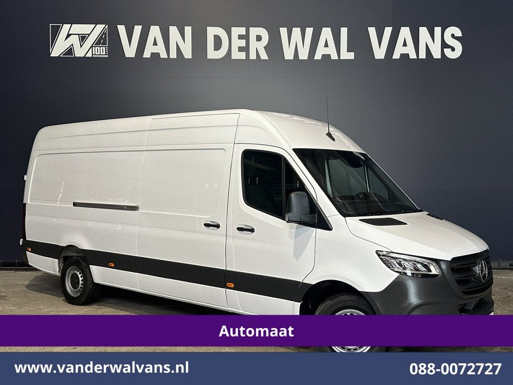 Mercedes-Benz Sprinter 319 CDI 191pk 9G-Tronic Automaat L3H2, Gebruikt, Start-stop-systeem, Wit, Mercedes-Benz