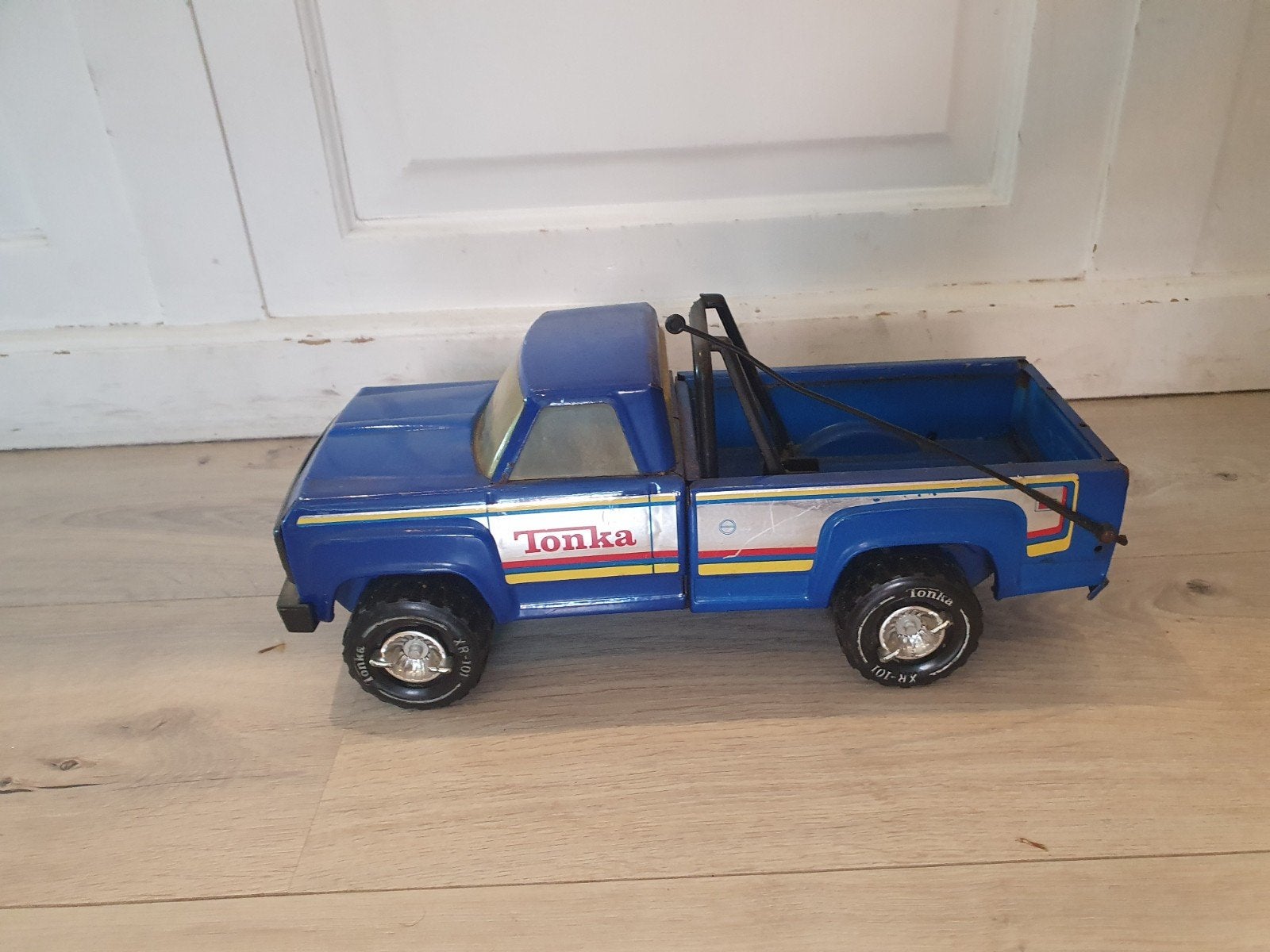 Vintage Tonka Pick-up Truck - Blauw Metalen Speelgoed, Gebruikt, Ophalen of Verzenden, Niet van toepassing voor dit vintage item