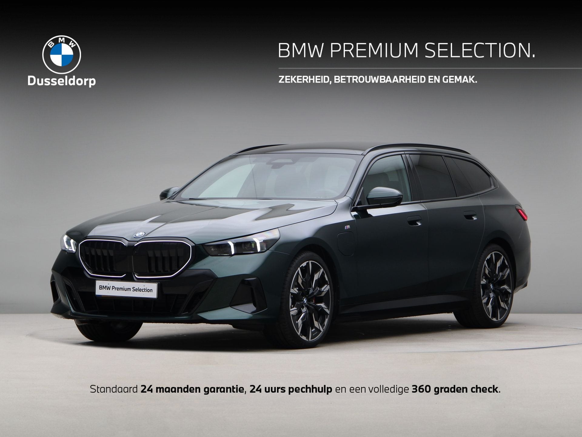 BMW 5 Serie 530e Touring M-Sport Pro Edition PERIDOTGREEN ME, Auto's, Automaat, 1998 cc, Achterwielaandrijving, 1800 kg