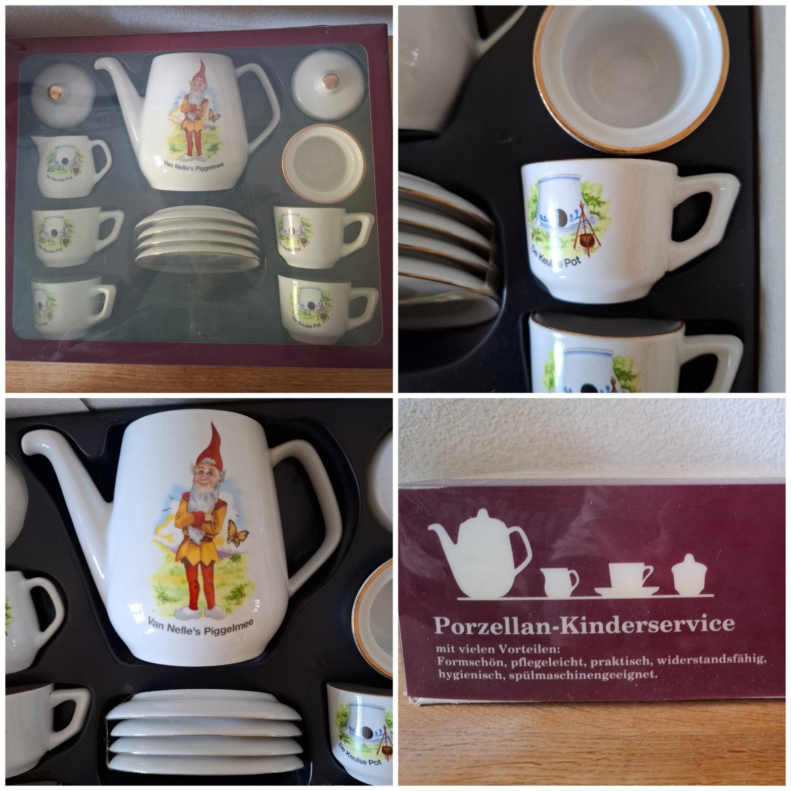 Van Nelle kinderserviesje, Overige merken, Landelijk/Boerenbont, Nieuw, Ophalen of Verzenden
