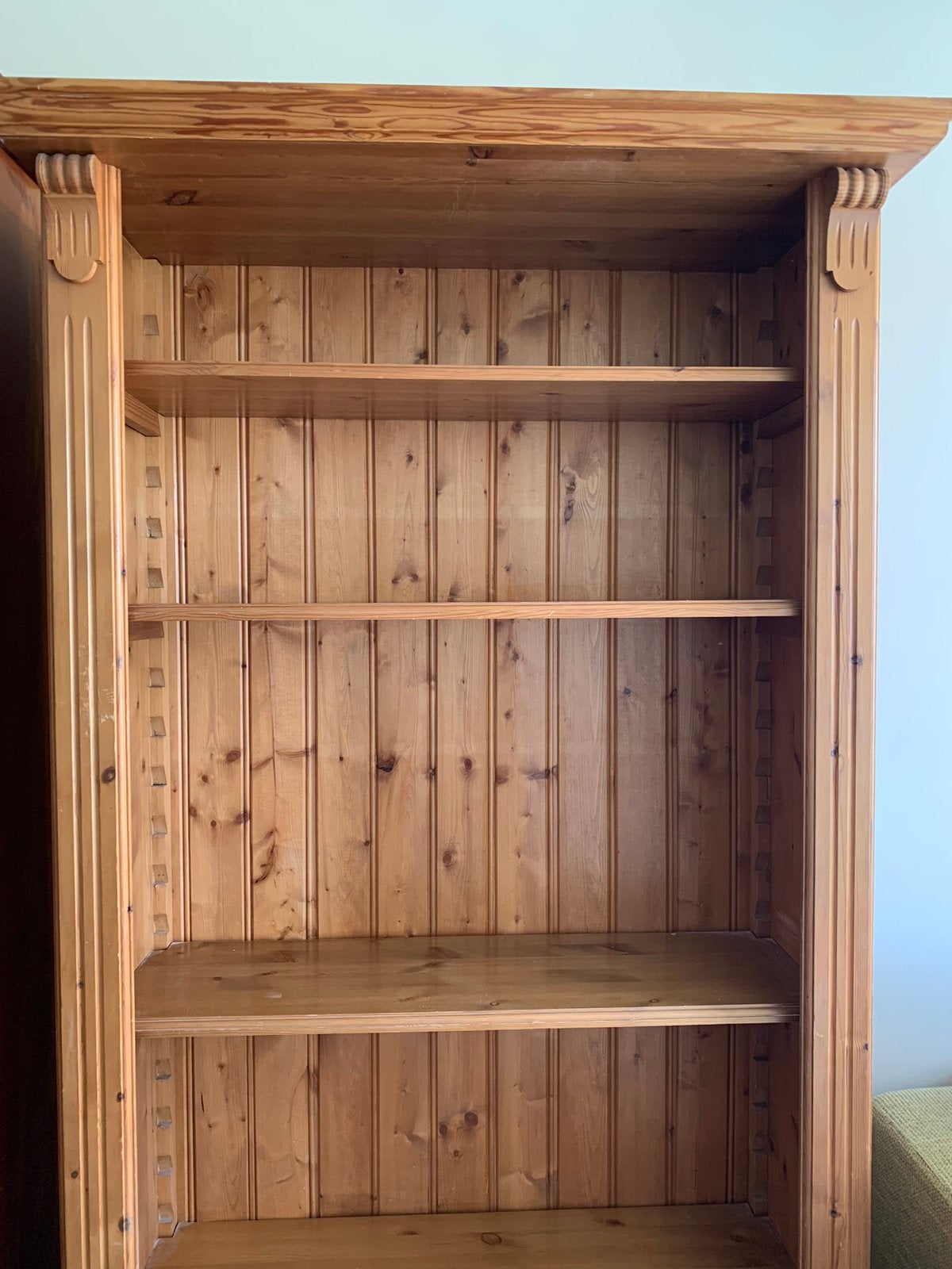 Boho Landelijk Houten boekenkast 187x88/99x31, Huis en Inrichting, Ophalen, Zo goed als nieuw, Landelijk, boho, klassiek