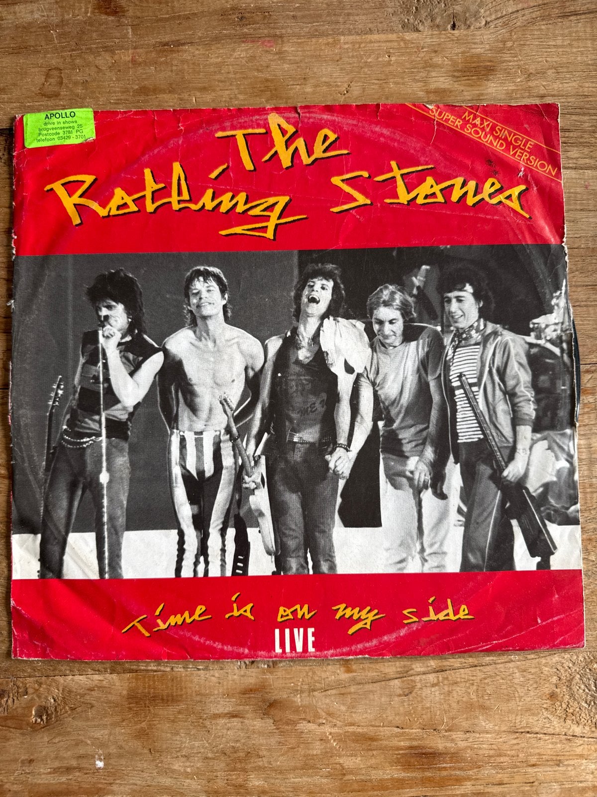 The Rolling Stones - Time Is On My Side (Live) Maxi Single, LP, Gebruikt, Ophalen of Verzenden, Classic Rock