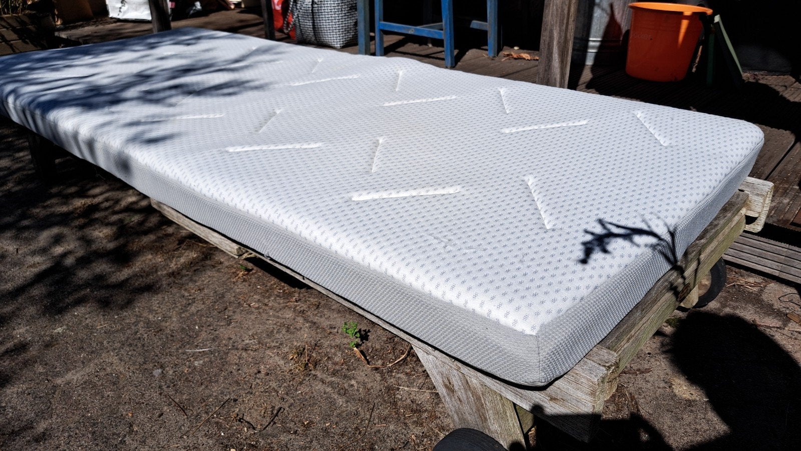 Wellpur memoryfoam matras 200x80x8, Huis en Inrichting, Ophalen, Eenpersoons, Zo goed als nieuw, 80 cm