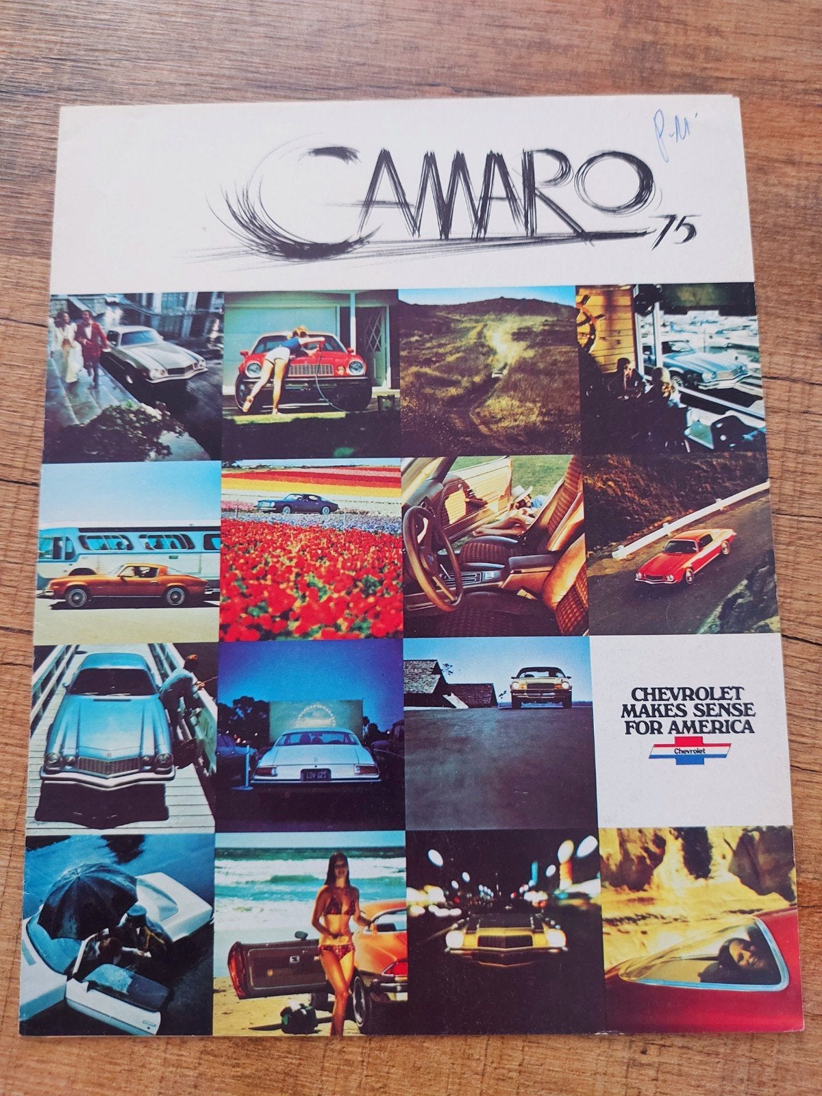 Chevrolet Camaro 1975 usa folder, Ophalen of Verzenden, Zo goed als nieuw, Chevrolet