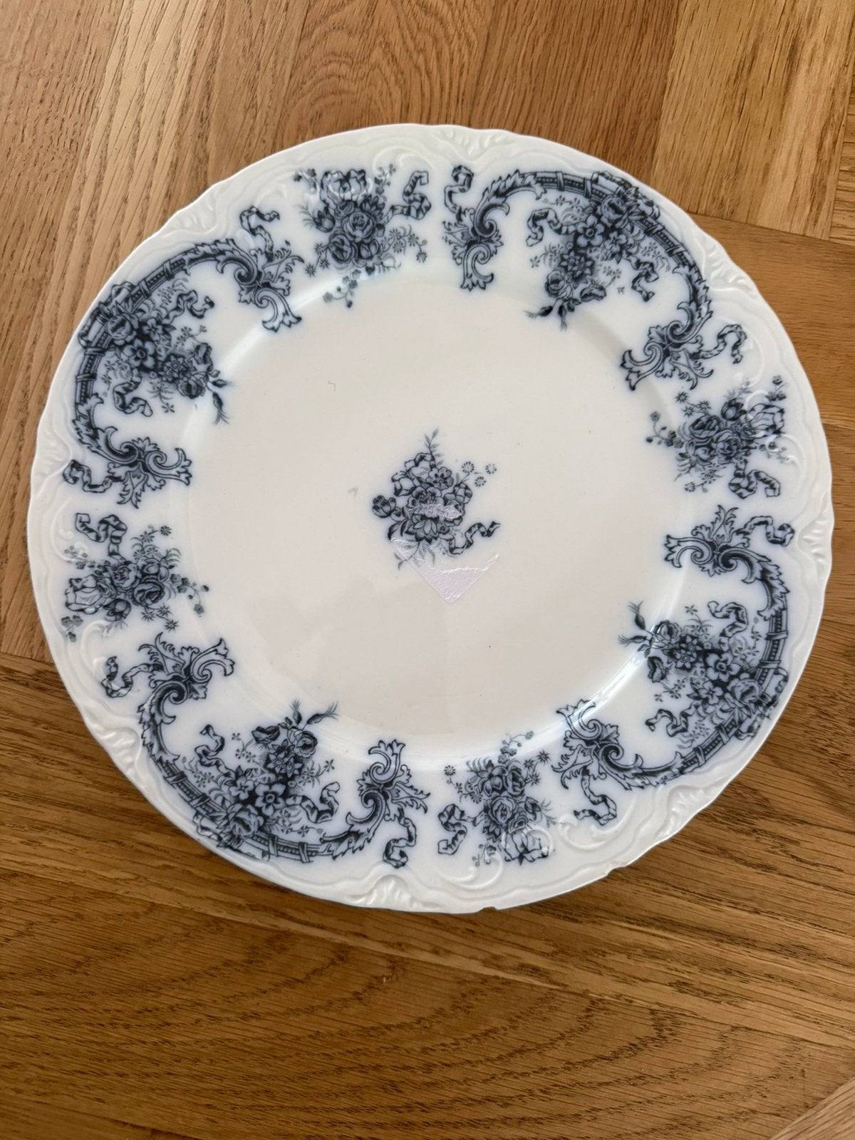 Antiek bord 24 cm, Antiek en Kunst, Ophalen of Verzenden