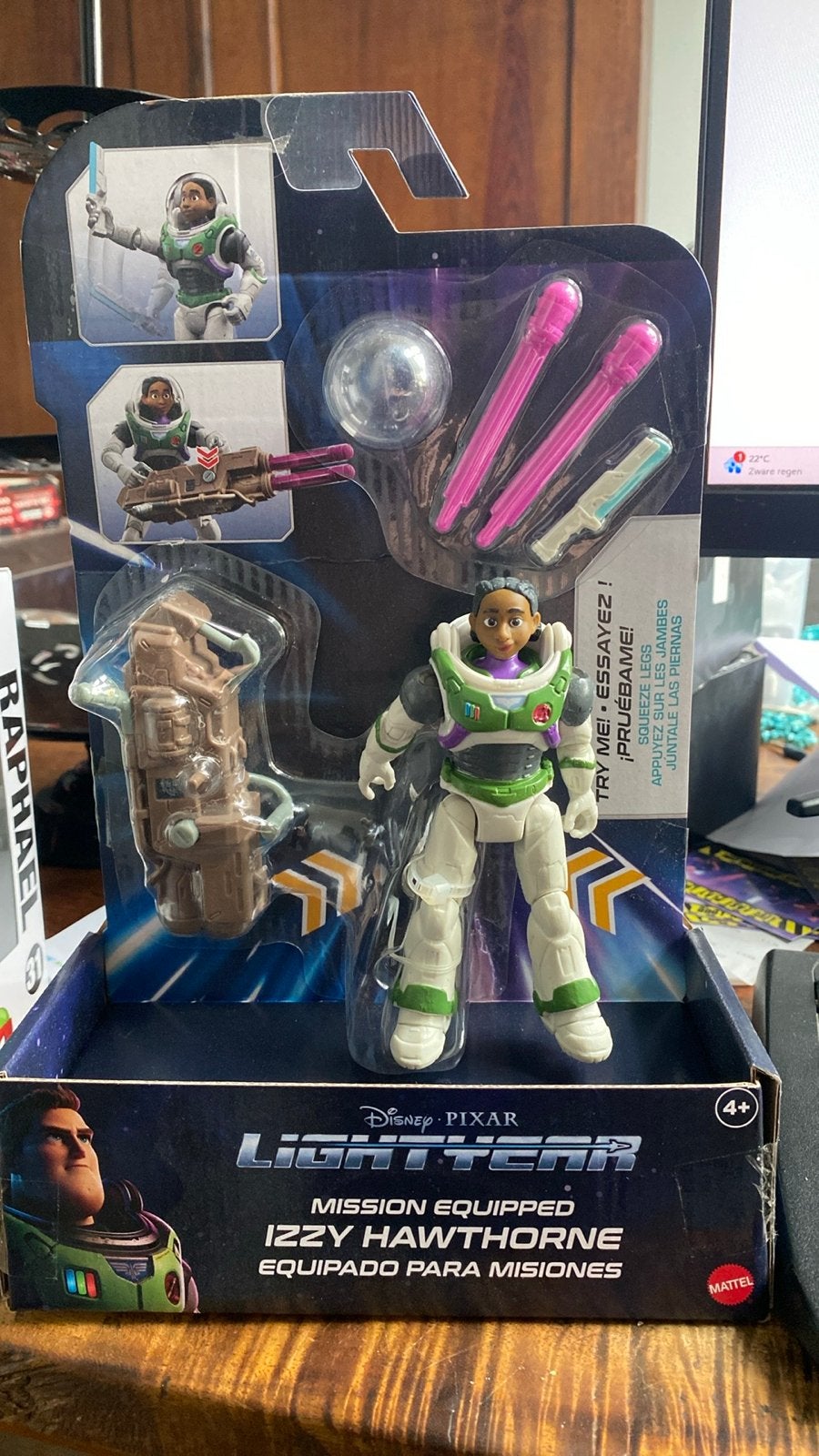Disney Pixar Lightyear Izzy Hawthorne Actiefiguur, Ophalen of Verzenden, Nieuw