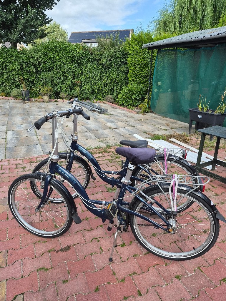 vouwfietsen, Gebruikt, Velgrem, 47 tot 50 cm, Versnellingen