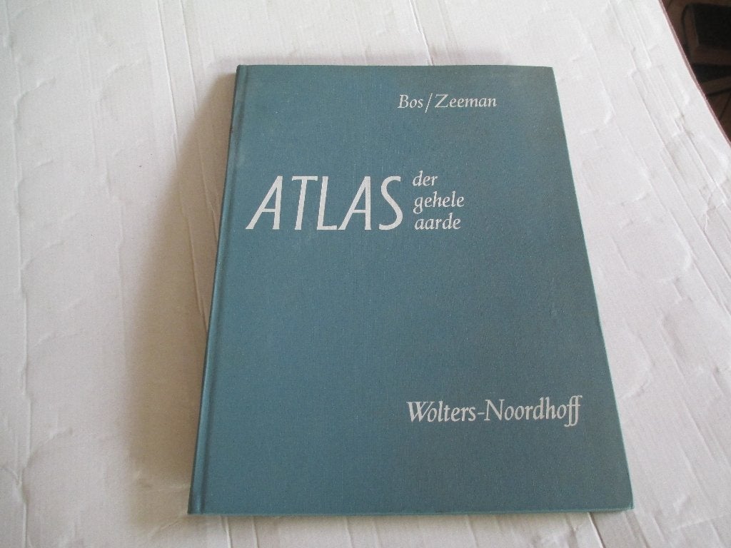 atlas der gehele aarde - bos/zeeman, Gelezen, Ophalen of Verzenden, Landkaart, 1800 tot 2000