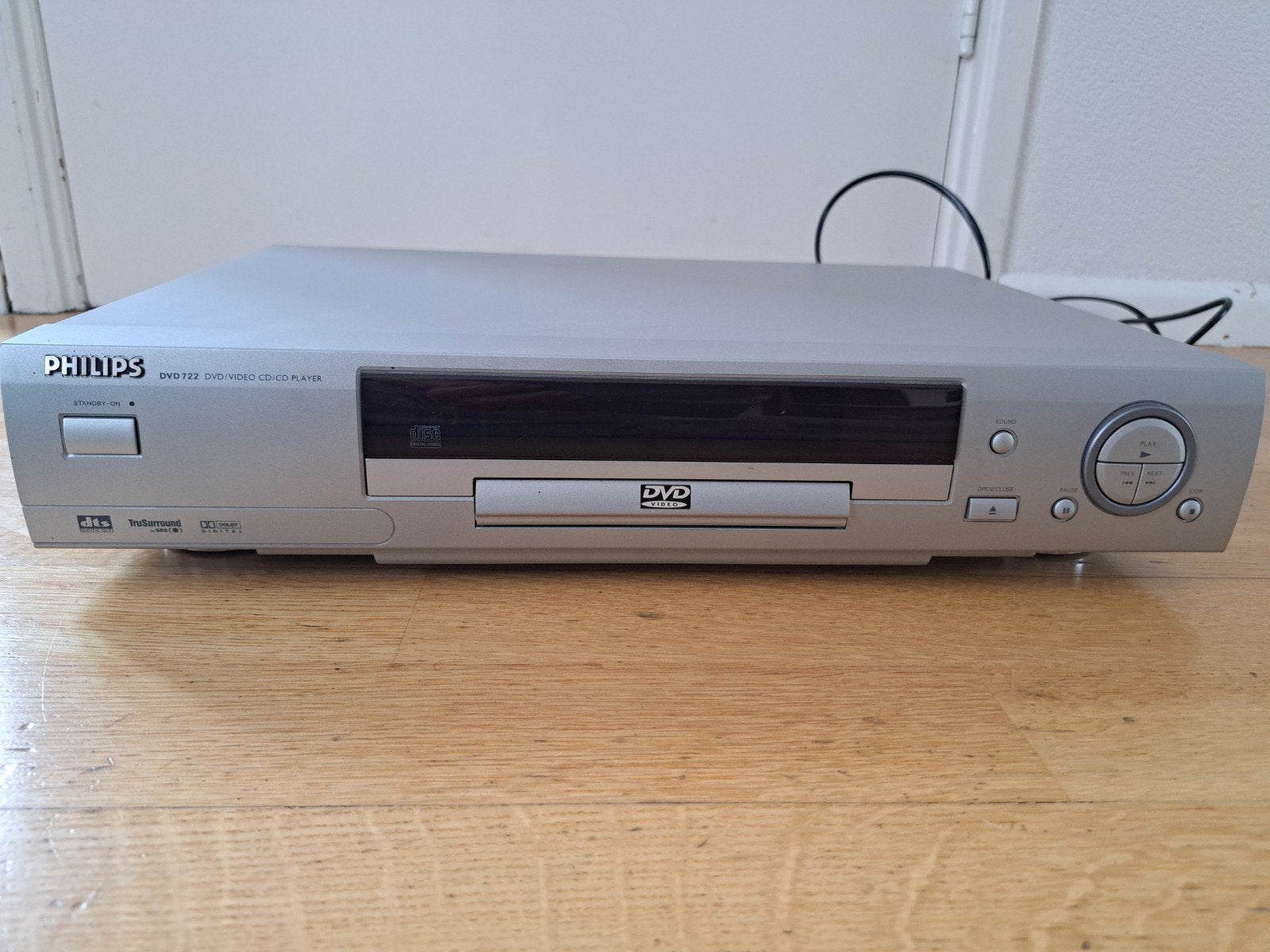 Philips DVD/CD Speler DVD722/021 - Zilverkleurig, Audio, Tv en Foto, Dvd-spelers, Ophalen of Verzenden, Zo goed als nieuw, Philips