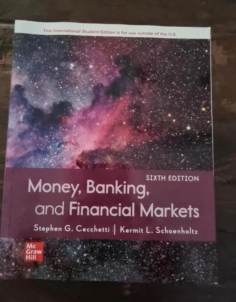 Money, Banking, and Financial Markets - 6e (Engels), Zo goed als nieuw, Gamma, Stephen G. Cecchetti, Kermit L. Schoenholtz, HBO