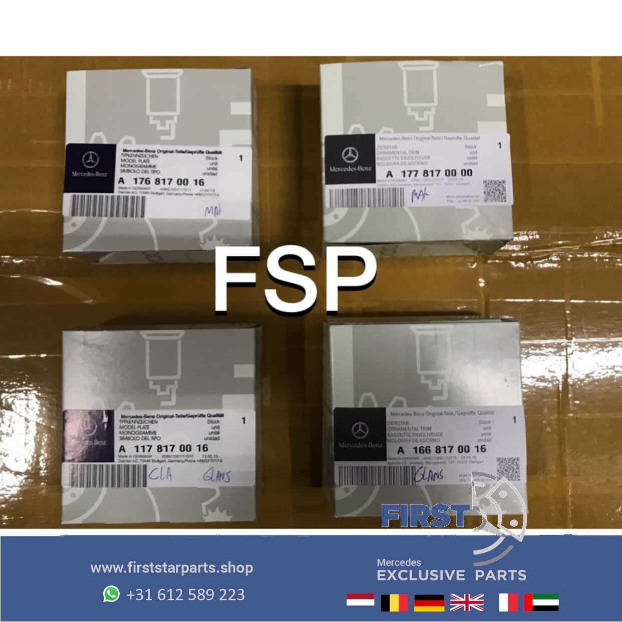 STER EMBLEEM W176 W177 W205 W212 W213 W253 W156 W166 292 AMG, Auto-onderdelen, Gebruikt, -, Ophalen of Verzenden, -