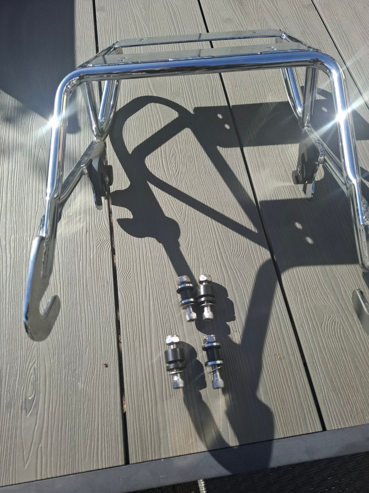 Harley davidson bagagerek, Ophalen